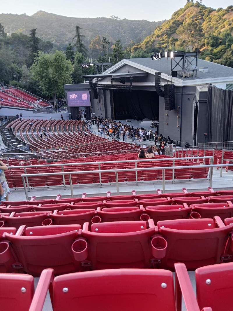 The greek theatre Interactive concert Seating Chart Section ga