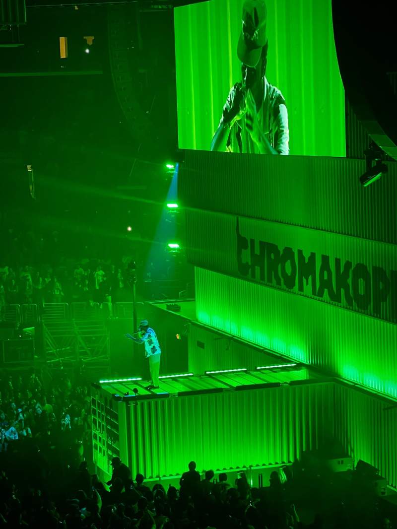 Crypto.com Arena, section PR4, row 10, seat 8 - Tyler, The Creator tour:  Chromakopia the world tour, Shared Anonymously