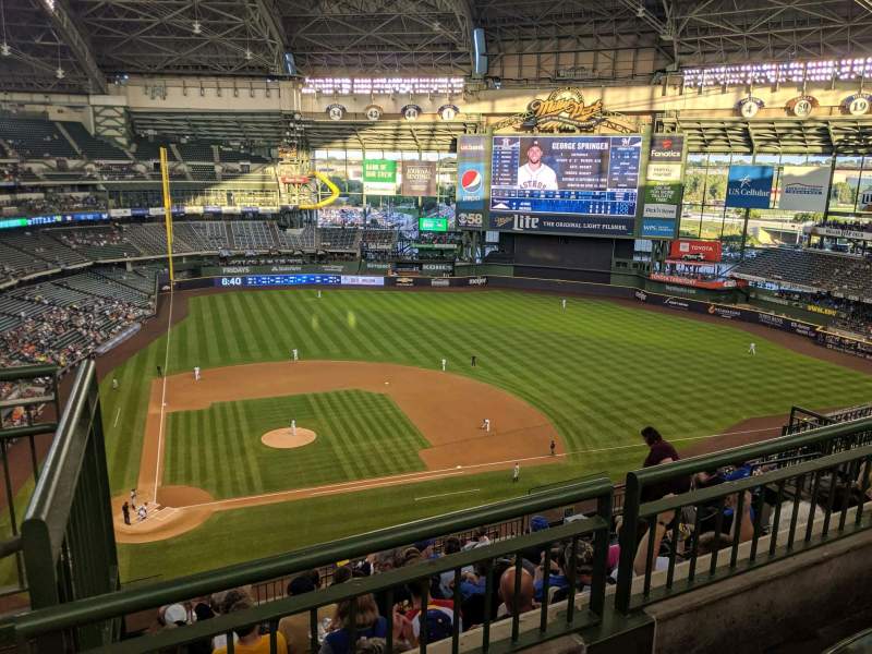 Miller Park Interactive Baseball Seating Chart