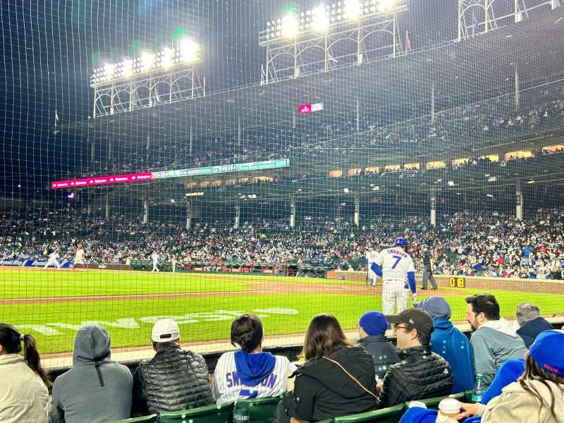 Seating view for 