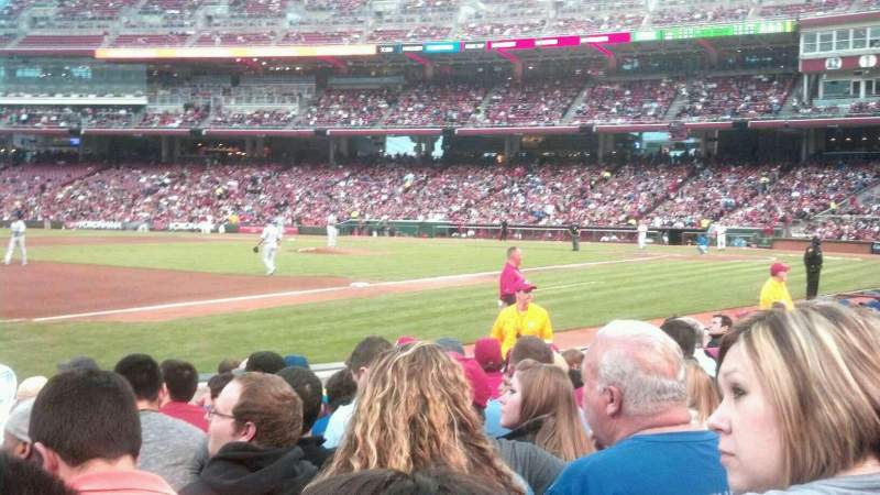 Seating view for 