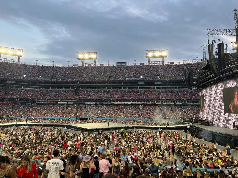 Nissan Stadium - Interactive concert Seating Chart - Section Floor