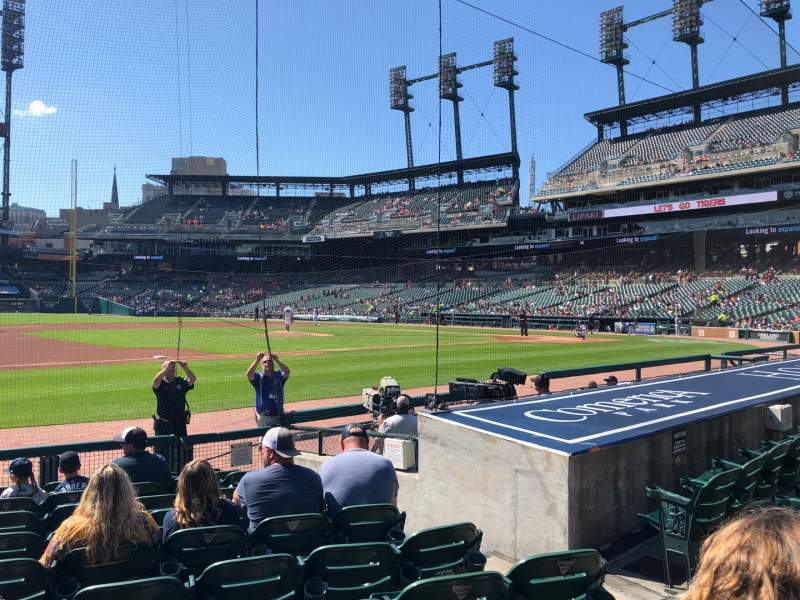 Comerica Park Interactive Seating Chart