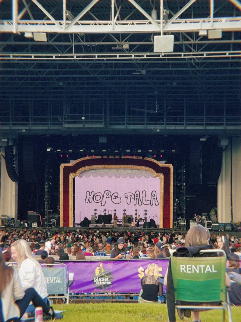 Seating view for Truliant Amphitheater Section Lawn 